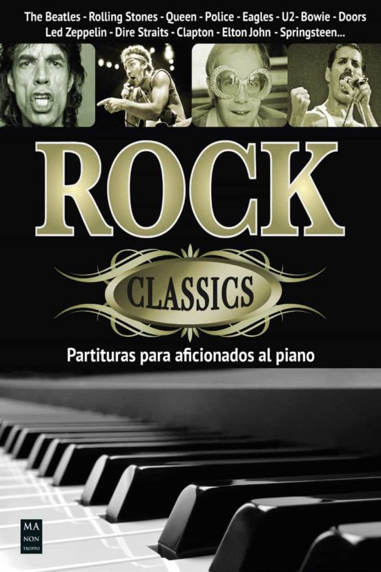 Rock Classics Partituras Para Aficionados Al Piano La Familia