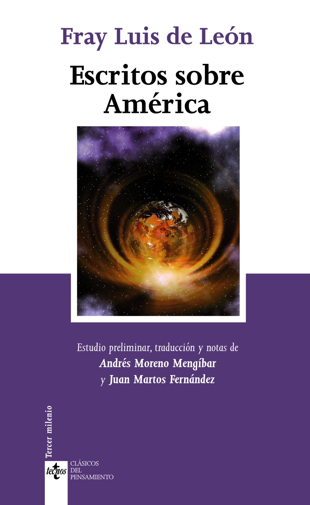 Escritos sobre america - De Leon Fray Luis - Editorial Tecnos - 9788430950492