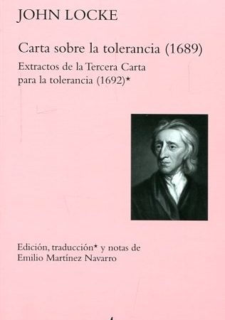 Carta sobre la tolerancia (1689) - Locke John - Editorial Tecnos - 9788430970834