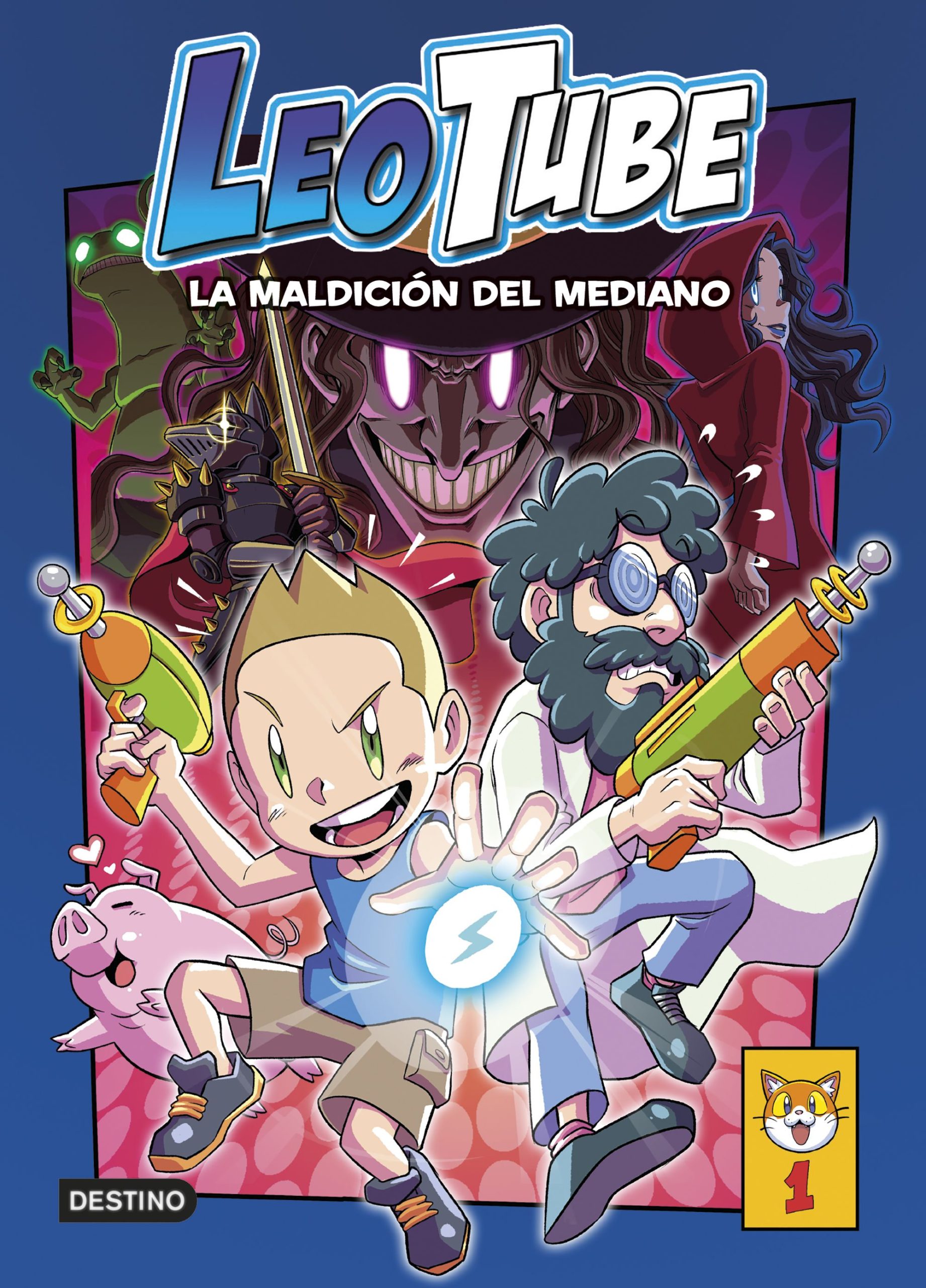 Leotube 1. La maldición del mediano - Leotube - Destino - 9786287579170